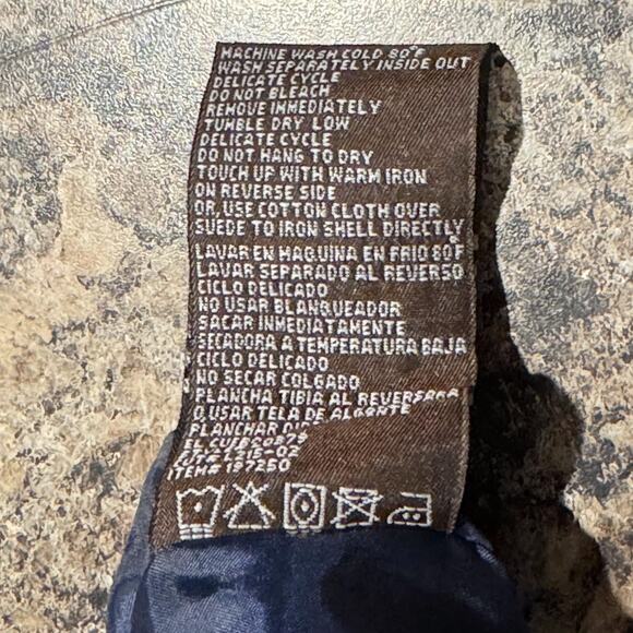 Vintage Suede Skirt Leather Maxi Y2K Boho 70s Western Minimalist Cottage Blue 10 - Picture 4 of 6